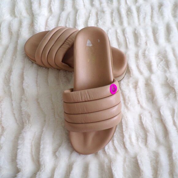 Seychelles Low Key  leather platform slides sandals 9 - Picture 2 of 10